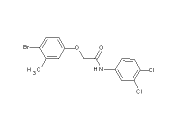 2-(4-bromo-3-methylphenoxy)-N-(3,4-dichlorophenyl)acetamide