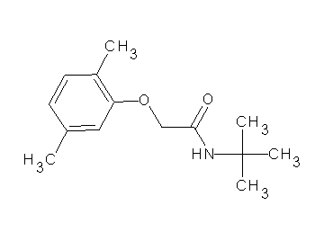 N-(tert-butyl)-2-(2,5-dimethylphenoxy)acetamide