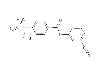 4-tert-butyl-N-(3-cyanophenyl)benzamide