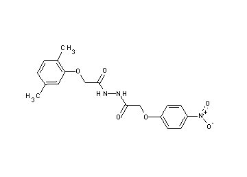 2-(2,5-dimethylphenoxy)-N'-[(4-nitrophenoxy)acetyl]acetohydrazide