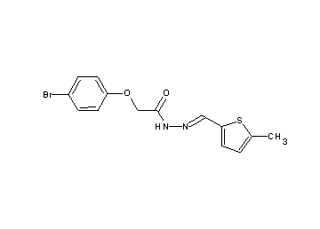2-(4-bromophenoxy)-N'-[(5-methyl-2-thienyl)methylene]acetohydrazide
