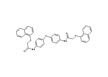 N,N'-[oxybis(4,1-phenylene)]bis[2-(1-naphthyloxy)acetamide]