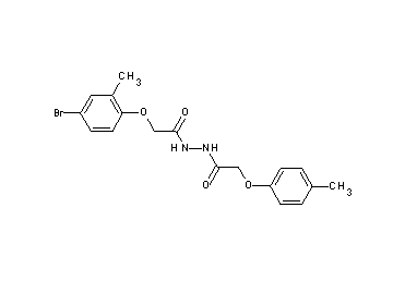 2-(4-bromo-2-methylphenoxy)-N'-[(4-methylphenoxy)acetyl]acetohydrazide
