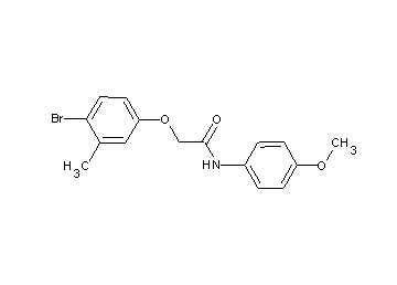 2-(4-bromo-3-methylphenoxy)-N-(4-methoxyphenyl)acetamide