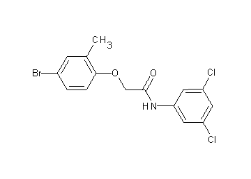 2-(4-bromo-2-methylphenoxy)-N-(3,5-dichlorophenyl)acetamide