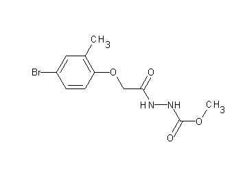 methyl 2-[(4-bromo-2-methylphenoxy)acetyl]hydrazinecarboxylate