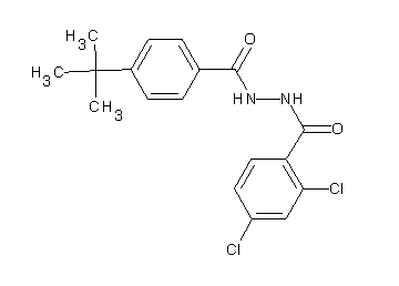 N'-(4-tert-butylbenzoyl)-2,4-dichlorobenzohydrazide