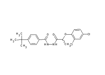 4-tert-butyl-N'-[2-(2,4-dichlorophenoxy)propanoyl]benzohydrazide - Click Image to Close