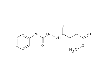 methyl 4-[2-(anilinocarbonyl)hydrazino]-4-oxobutanoate