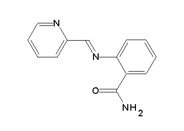 2-[(2-pyridinylmethylene)amino]benzamide