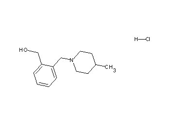 {2-[(4-methyl-1-piperidinyl)methyl]phenyl}methanol hydrochloride