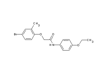 2-(4-bromo-2-methylphenoxy)-N-(4-ethoxyphenyl)acetamide