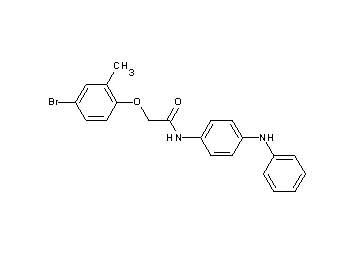 N-(4-anilinophenyl)-2-(4-bromo-2-methylphenoxy)acetamide - Click Image to Close
