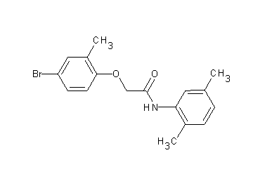 2-(4-bromo-2-methylphenoxy)-N-(2,5-dimethylphenyl)acetamide