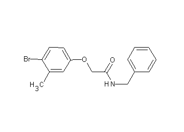 N-benzyl-2-(4-bromo-3-methylphenoxy)acetamide