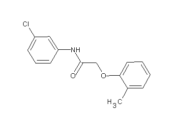 N-(3-chlorophenyl)-2-(2-methylphenoxy)acetamide - Click Image to Close