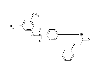 N-(4-{[(3,5-dimethylphenyl)amino]sulfonyl}phenyl)-2-phenoxyacetamide