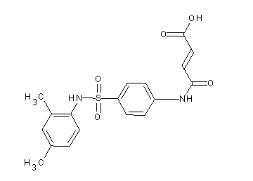 4-[(4-{[(2,4-dimethylphenyl)amino]sulfonyl}phenyl)amino]-4-oxo-2-butenoic acid