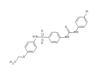 4-({[(4-chlorophenyl)amino]carbonyl}amino)-N-(4-ethoxyphenyl)benzenesulfonamide
