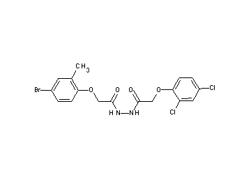 2-(4-bromo-2-methylphenoxy)-N'-[(2,4-dichlorophenoxy)acetyl]acetohydrazide