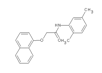 N-(2,5-dimethylphenyl)-2-(1-naphthyloxy)acetamide - Click Image to Close