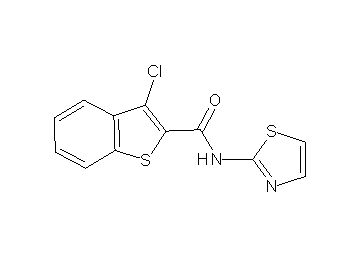 3-chloro-N-1,3-thiazol-2-yl-1-benzothiophene-2-carboxamide