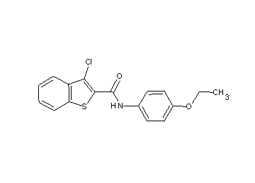 3-chloro-N-(4-ethoxyphenyl)-1-benzothiophene-2-carboxamide - Click Image to Close