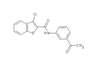 N-(3-acetylphenyl)-3-chloro-1-benzothiophene-2-carboxamide