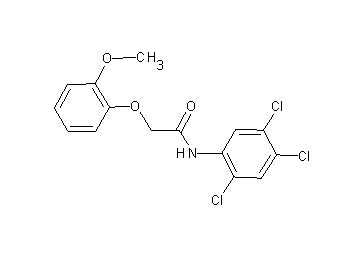 2-(2-methoxyphenoxy)-N-(2,4,5-trichlorophenyl)acetamide