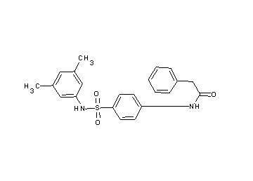 N-(4-{[(3,5-dimethylphenyl)amino]sulfonyl}phenyl)-2-phenylacetamide