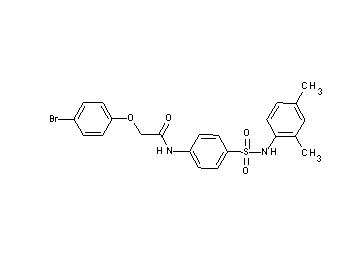 2-(4-bromophenoxy)-N-(4-{[(2,4-dimethylphenyl)amino]sulfonyl}phenyl)acetamide