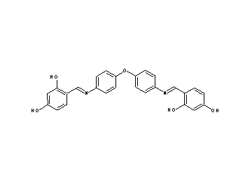 4,4'-[oxybis(4,1-phenylenenitrilomethylylidene)]di(1,3-benzenediol)