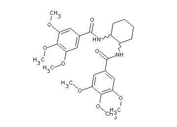 N,N'-1,2-cyclohexanediylbis(3,4,5-trimethoxybenzamide) - Click Image to Close