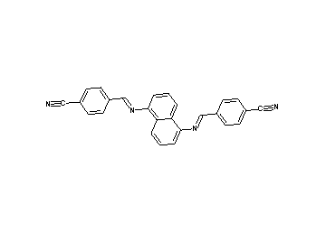 4,4'-[1,5-naphthalenediylbis(nitrilomethylylidene)]dibenzonitrile