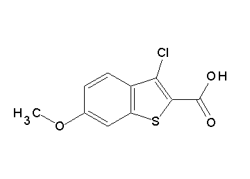 3-chloro-6-methoxy-1-benzothiophene-2-carboxylic acid