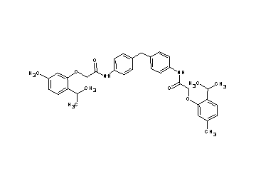 N,N'-[methylenebis(4,1-phenylene)]bis[2-(2-isopropyl-5-methylphenoxy)acetamide] - Click Image to Close