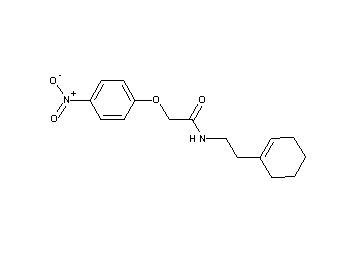 N-[2-(1-cyclohexen-1-yl)ethyl]-2-(4-nitrophenoxy)acetamide