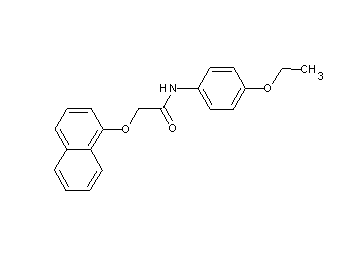 N-(4-ethoxyphenyl)-2-(1-naphthyloxy)acetamide