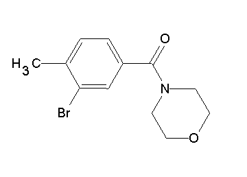 4-(3-bromo-4-methylbenzoyl)morpholine