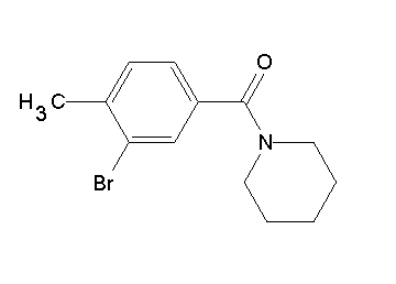 1-(3-bromo-4-methylbenzoyl)piperidine