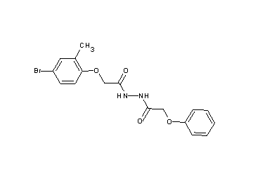 2-(4-bromo-2-methylphenoxy)-N'-(phenoxyacetyl)acetohydrazide