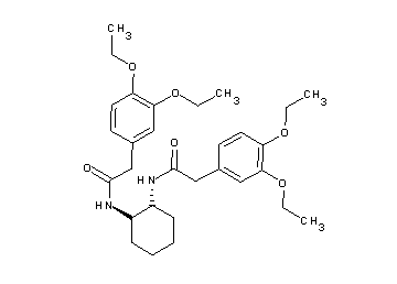 N,N'-1,2-cyclohexanediylbis[2-(3,4-diethoxyphenyl)acetamide]