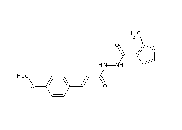 N'-[3-(4-methoxyphenyl)acryloyl]-2-methyl-3-furohydrazide