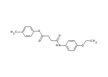 4-methylphenyl 4-[(4-ethoxyphenyl)amino]-4-oxobutanoate