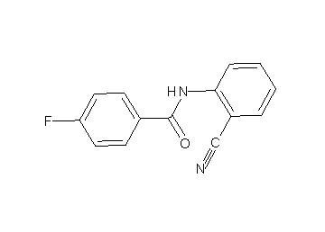 N-(2-cyanophenyl)-4-fluorobenzamide