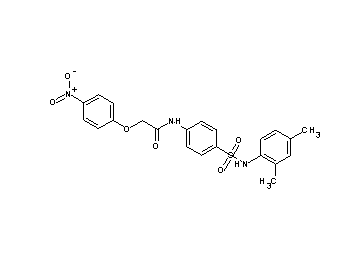 N-(4-{[(2,4-dimethylphenyl)amino]sulfonyl}phenyl)-2-(4-nitrophenoxy)acetamide