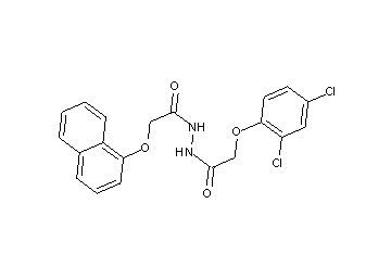 2-(2,4-dichlorophenoxy)-N'-[(1-naphthyloxy)acetyl]acetohydrazide