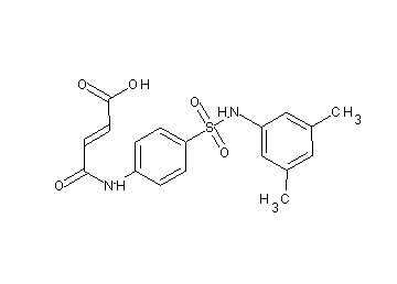 4-[(4-{[(3,5-dimethylphenyl)amino]sulfonyl}phenyl)amino]-4-oxo-2-butenoic acid