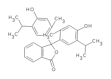 3,3-bis(4-hydroxy-5-isopropyl-2-methylphenyl)-2-benzofuran-1(3H)-one