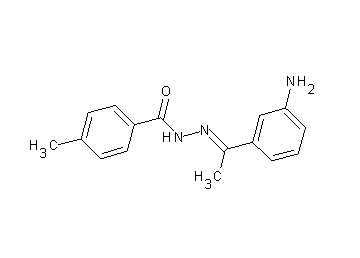 N'-[1-(3-aminophenyl)ethylidene]-4-methylbenzohydrazide